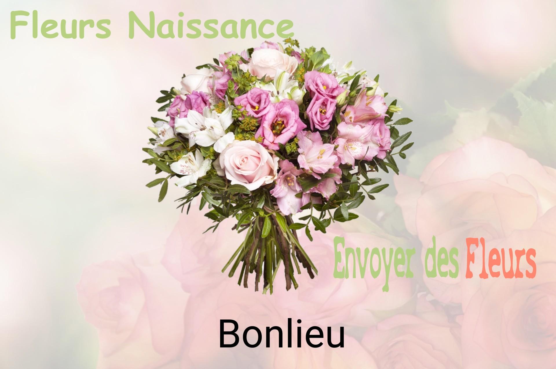 Bouquet de fleurs de naissance livré à Bonlieu